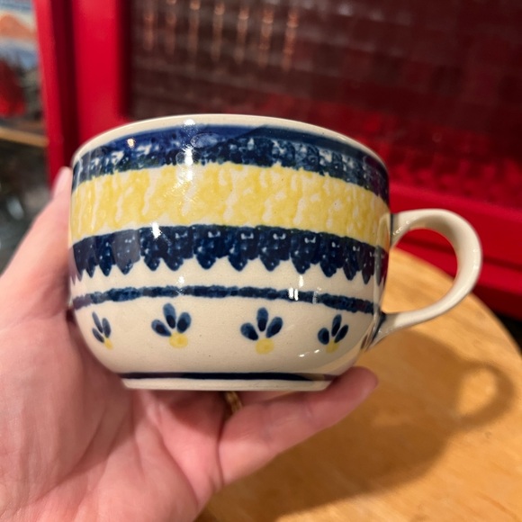 Hand Painted Polish Cup/Mug AS IS CONDITION - Picture 9 of 12